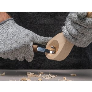 BeaverCraft S01X Premium Löffel Schnitzset mit Walnussgriffen und Lederetui