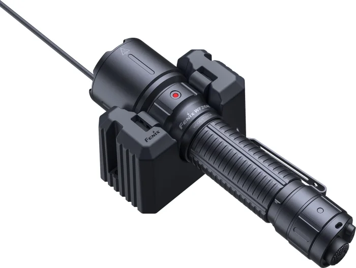 Fenix WF26R flashlight with charging holder