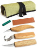 Set de sculpture sur bois BeaverCraft S17 avec 3 couteaux de sculpture et accessoires