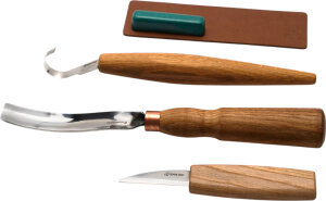 Set de couteaux à découper BeaverCraft S47 cuillère