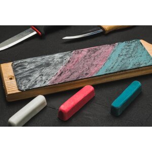 BeaverCraft P3 Polierpaste Set (Grün, Rot, Weiss)