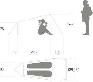 Alpino Everest Smoked Oak 2-Personen-Zelt - Relaunch