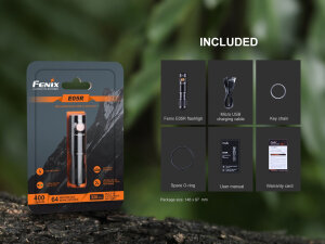 Fenix E05R Mini lampe de poche marron