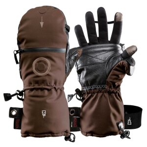 Heat 3 Smart gloves brown size 8