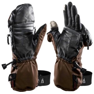 Heat 3 Smart gloves brown size 8