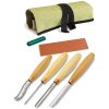 BeaverCraft SC01 Schnitzmesser-Set mit 4 Hohlmeisseln