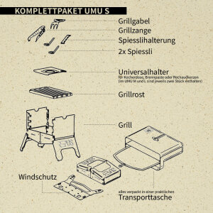 Repus UMU Grill S - Complete Set - Swiss Quality