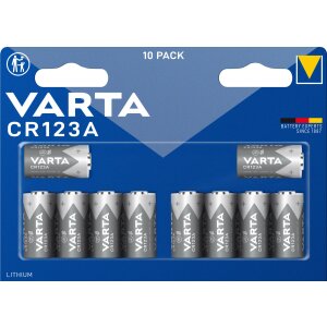 Varta CR123A Lithium battery - 10-pack