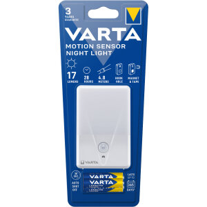 VARTA Motion Sensor Night Light Motion-Sensor Night Light | 17 Lumens | 365 days