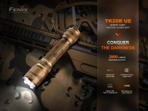 Fenix TK20R UE LED Taschenlampe Camo