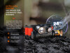 Fenix HM65R-DT LED Headlamp Dark Purple