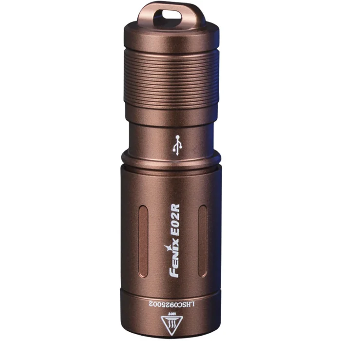 Fenix E02R Mini Flashlight Brown