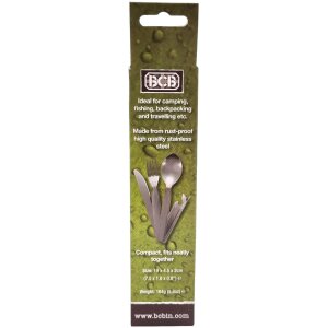 BCB Set de couverts en acier inoxydable avec ouvre-boîte