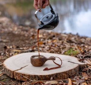 BeaverCraft Kuksa Holzschnitzset | Walnussholz | Hakenmesser