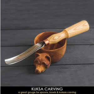 BeaverCraft G7L/20 gebogener Hohlmeissel 7L - 20mm