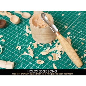 BeaverCraft K8a/14 kompakter, gebogener Rundmeissel