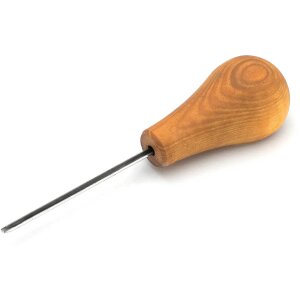 BeaverCraft P12/02 Burin droit en V de la taille de la paume de la main (2mm)