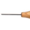 BeaverCraft P12/02 Burin droit en V de la taille de la paume de la main (2mm)