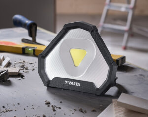 VARTA Work Flex Stadium Light Rechargeable Work Light | 1450 Lumens | 7-position stand