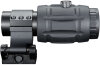 Bushnell AR Optics 3X Magnifier – Rotpunkt-Vergrösserung mit Flip-to-Side Montage | IPX7