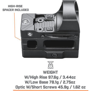 Bushnell First Strike 2.0 Rotpunkt-Visier | 3 MOA | 50’000 h Laufzeit