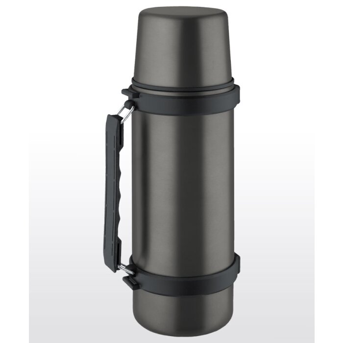 Isosteel vacuum flask Quickstop 1.0l