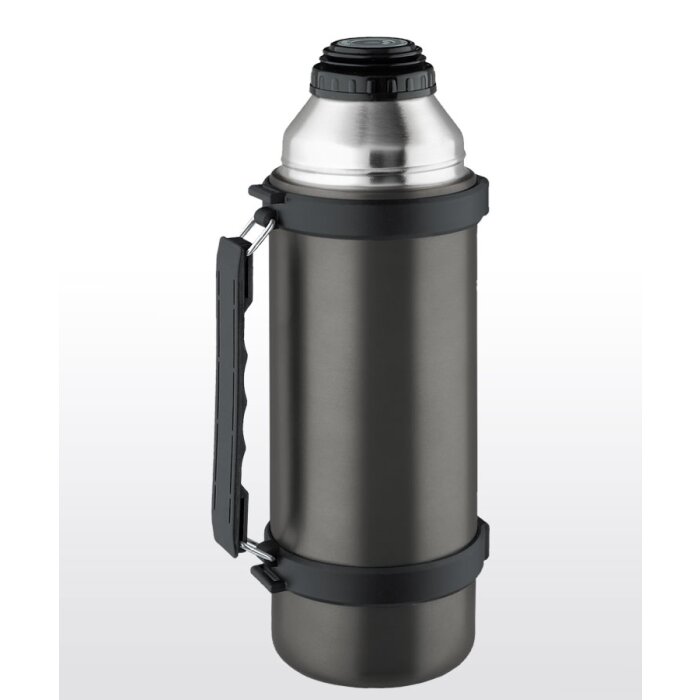 Isosteel vacuum flask Quickstop 1.0l