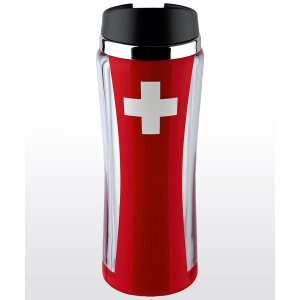 Isosteel SwissEdition Mug 0.4l - red