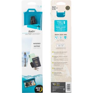 Nite Ize RunOff Medium Travel Pouch Blue Waterproof Travel Pouch | IP67 Waterproof | TRU Zip