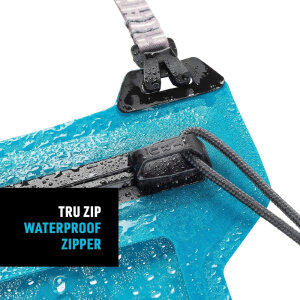 Nite Ize RunOff Phone Pouch Blue Waterproof Phone Pouch | IP67 Waterproof | TRU Zip