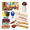 BeaverCraft Family Fun Kit de sculpture | 3 Figurines | Coffret famille