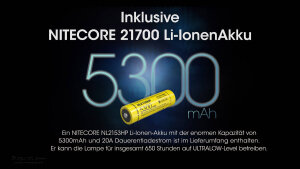 Nitecore MH25 Pro Flashlight | 3,300 Lumens | 705 m USB-C