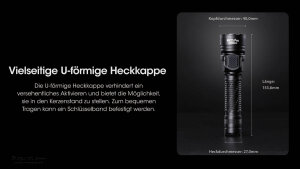 Nitecore MH25 Pro Flashlight | 3,300 Lumens | 705 m USB-C