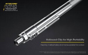 Porte-mines Nitecore NTP40 en titane