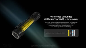 Nitecore EDC33 Flashlight | 4,000 Lumens | Sensor Protection | IP68