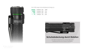Nitecore EDC33 Flashlight | 4,000 Lumens | Sensor Protection | IP68