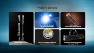 Nitecore EDC35 Flashlight | 5,000 Lumens | 550 m | 90 h