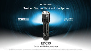 Nitecore EDC35 Flashlight | 5,000 Lumens | 550 m | 90 h