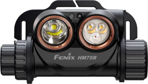 Fenix HM75R professional headlamp with 1600 lumens and additional power bank
