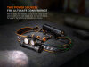 Fenix HM75R professional headlamp with 1600 lumens and additional power bank