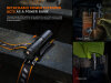 Fenix HM75R professional headlamp with 1600 lumens and additional power bank