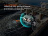 Fenix HM75R professional headlamp with 1600 lumens and additional power bank