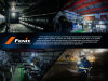 Fenix HM75R professional headlamp with 1600 lumens and additional power bank