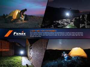 Fenix CL27R multifunktionale Outdoor Laterne - Schwarz