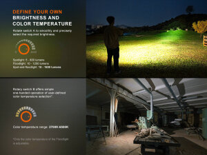 Fenix CL27R-GB multifunktionale Outdoor Laterne - Glacier Blue