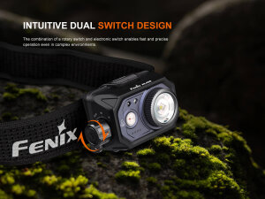 Fenix HL45R lampe frontale focalisable - lumière blanche/rouge - commande gestuelle