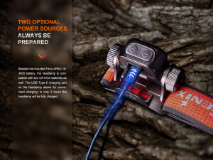 Fenix HM65R-T V2.0 trail running headlamp black with 1600 lumens
