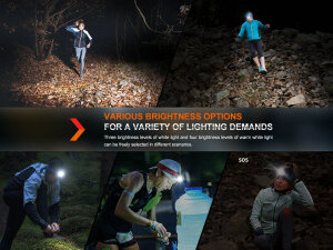 Fenix HM65R-T V2.0 trail running headlamp black with 1600 lumens