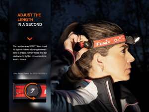 Fenix HM65R-T V2.0 trail running headlamp with 1600 lumens - Nebula