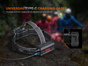 Fenix HP35R headlamp for search & rescue - 4000 lumens